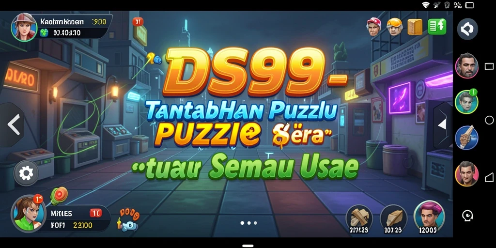 Screenshot gameplay DS99 menampilkan teka-teki yang menarik dan mendebarkan.