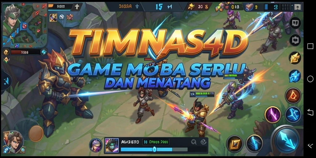 Tangkapan layar gameplay seru di TIMNAS4D menampilkan pertarungan intens.