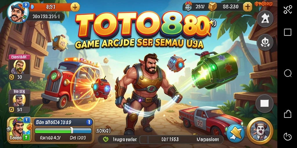 Tampilan gameplay memukau dari TOTO80 yang penuh aksi.