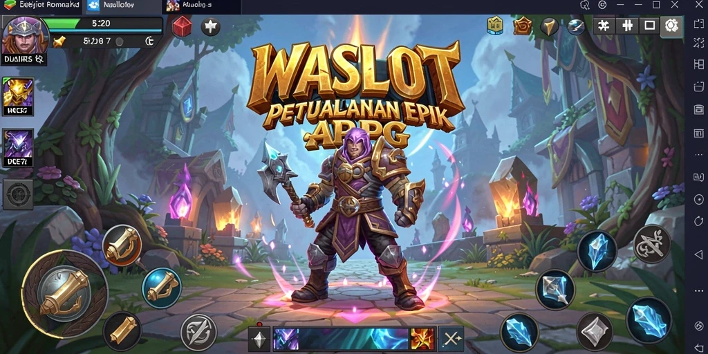 Gameplay ARPG yang mendebarkan di WASLOT, dengan aksi yang intens.