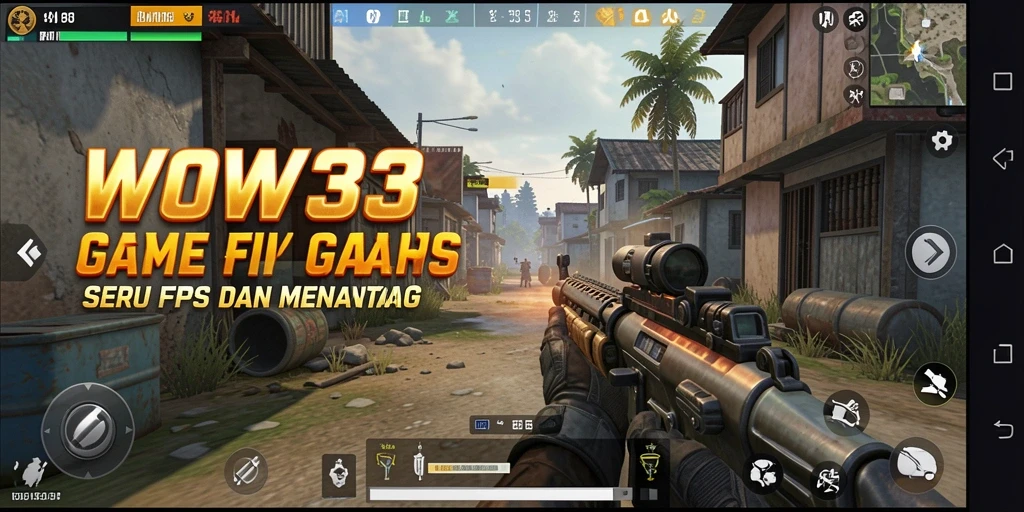 Tampilan gameplay WOW33 yang mendebarkan dan penuh aksi.